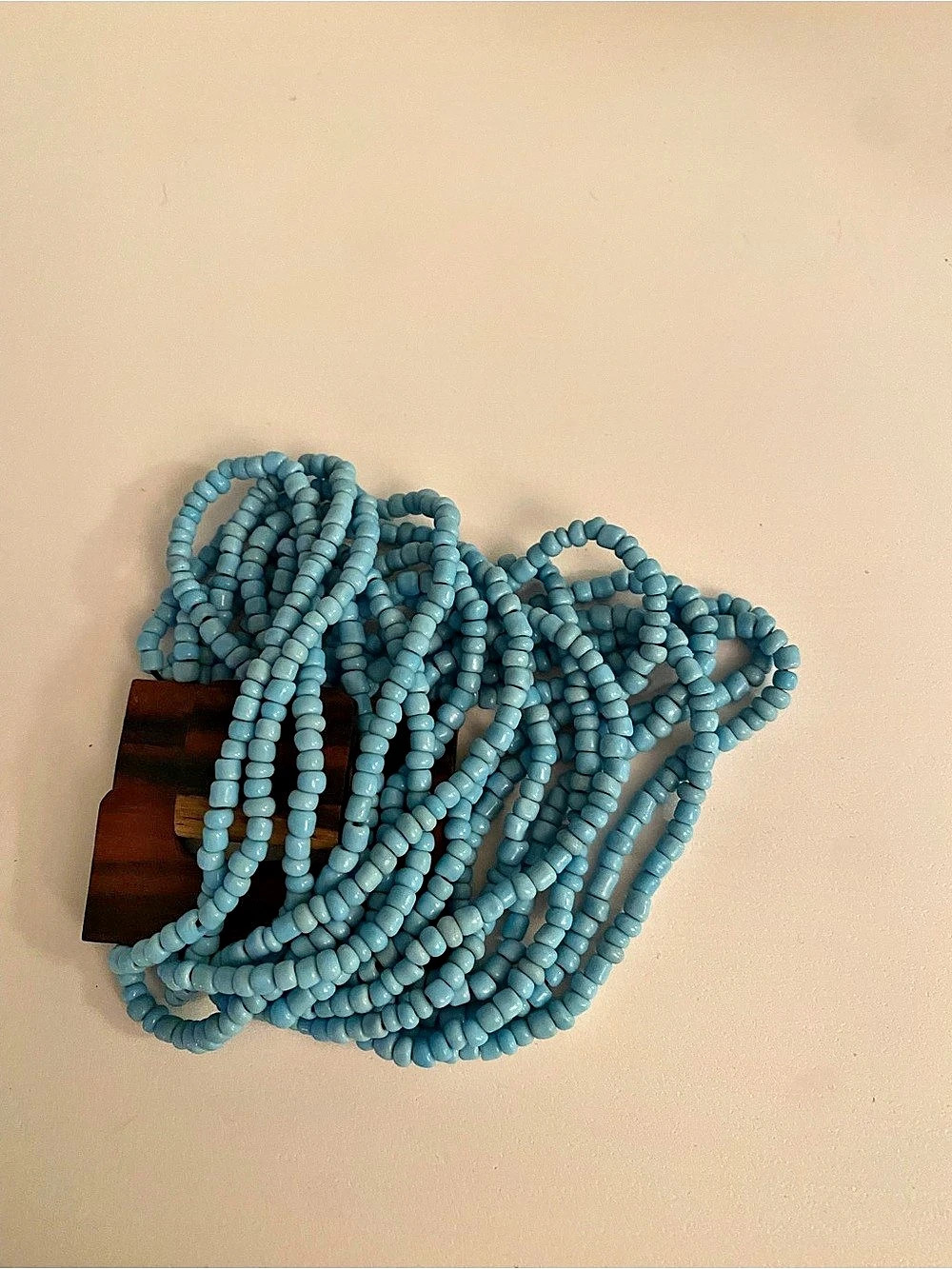 Blue & Brown Beaded bracelet